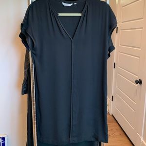 Silky black Zoa Dress